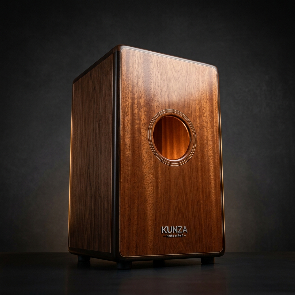 Un cajón peruano profesional de alta calidad hecho con madera fina.